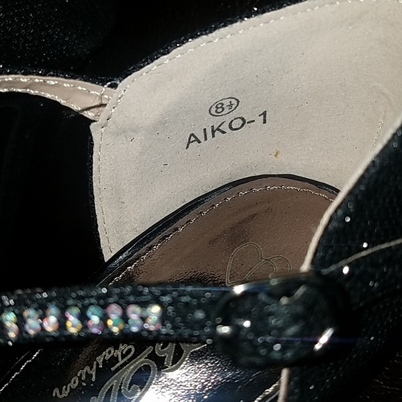 Db Dle High Heel Black Sparkle Diamond Shoes - Picture 2 of 3